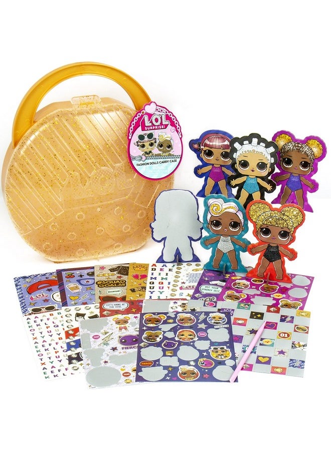 Fashion Dolls Carry By Horizon Group Usa. Create Play & Storediy Activity Kit.Recreate Looks For 5 Paper Dollsrepositionable Stickers.Scratch Art Stickers Storage Case & More.