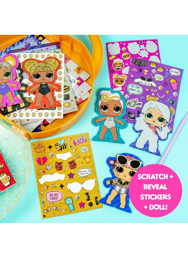 Fashion Dolls Carry By Horizon Group Usa. Create Play & Storediy Activity Kit.Recreate Looks For 5 Paper Dollsrepositionable Stickers.Scratch Art Stickers Storage Case & More.