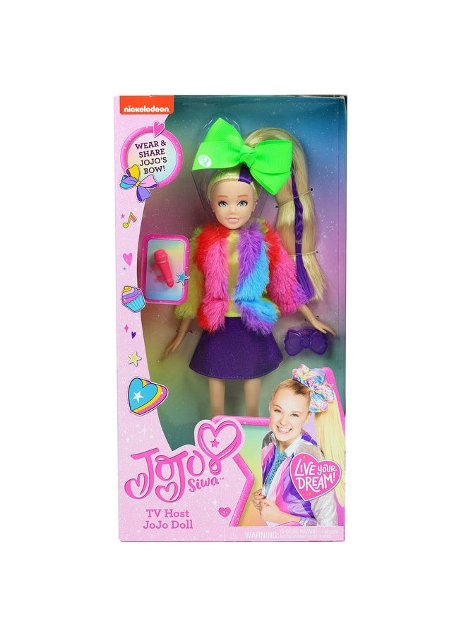 Jojo Siwa Fashion Doll Tv Host 10Inch Doll Kids Toys For Ages 3 Up By Just Play