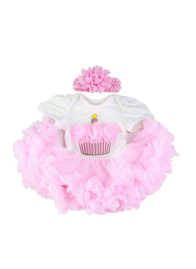 Pink Crown Reborn Baby Dolls Clothes For 2023 Inch Pure Handmade 2 Pieces Reborn Doll Baby Girl Clothing Set