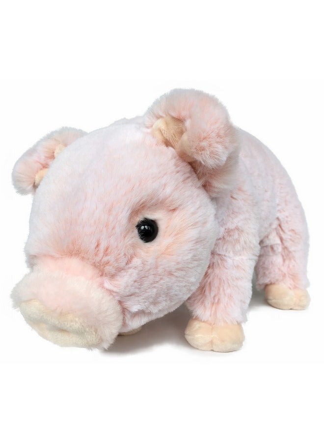 Lifelike Baby Pig Stuffed Animal Piggy - Piglet Plush Toy - 12 Inches Length (Original)