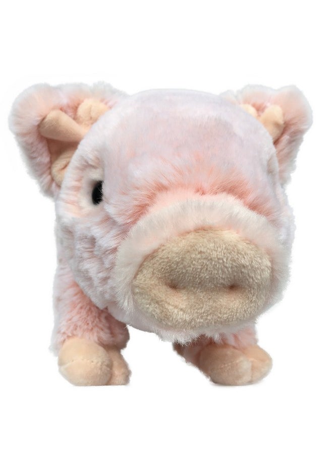 Lifelike Baby Pig Stuffed Animal Piggy - Piglet Plush Toy - 12 Inches Length (Original)