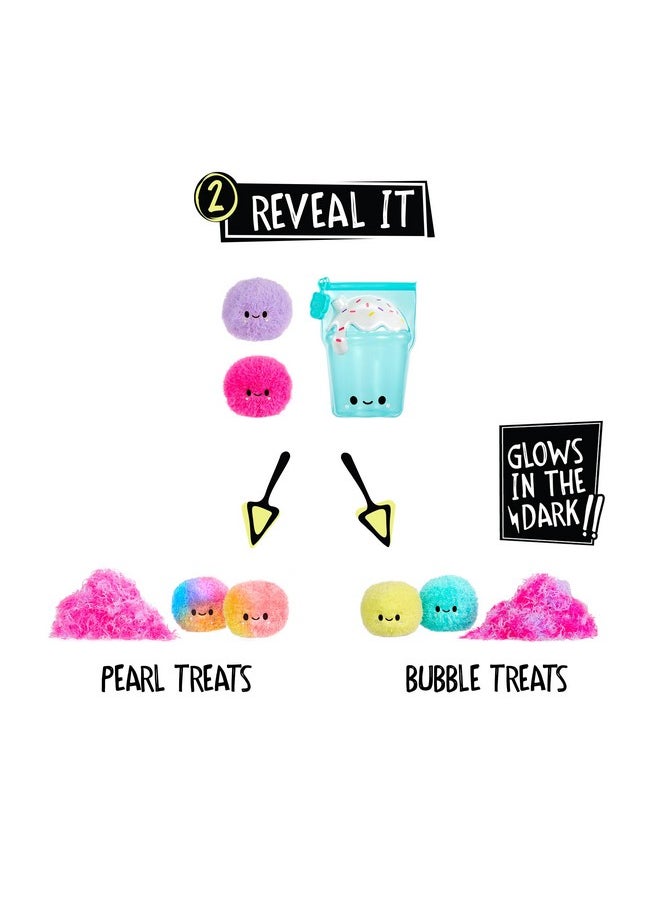 Boba Drink Small Collectible Feature Plush - Surprise Reveal Unboxing Huggable Tactile Play Fidget Diy Ultra Soft Fluff