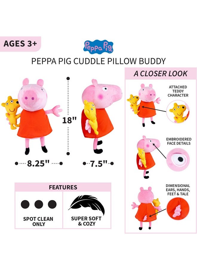 Pig Kids Bedding Super Soft Plush Cuddle Pillow Buddy, One Size, By Franco