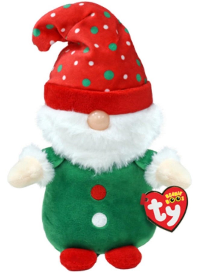 Beanie Boo Regular 15 Cm Gnolan Gnome Green Xmas 2023