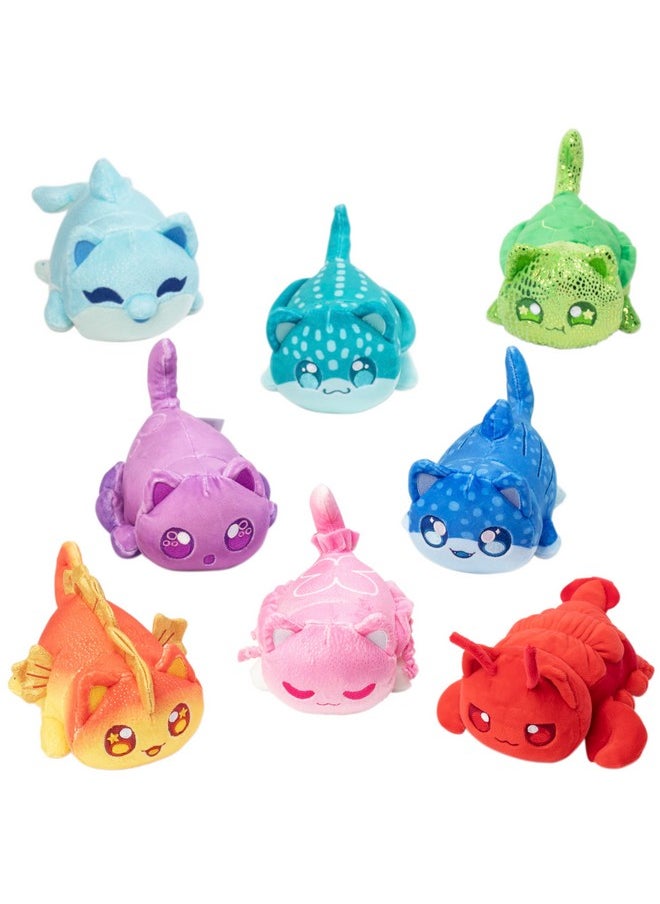 6” Meemeow Mystery Plush - Series 5; Youtube Gaming Channel, Blind Box, 1 Of 8 Possible Under The Sea Meemeows, Official Merch