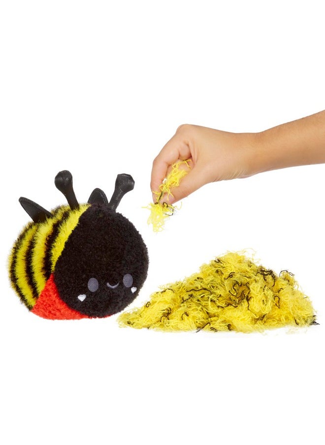 Bee Small Collectible Feature Plush - Surprise Reveal Unboxing Huggable Tactile Play Fidget Diy Ultra Soft Fluff