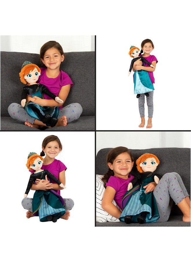 Frozen Anna Kids Bedding Super Soft Plush Cuddle Pillow Buddy, 