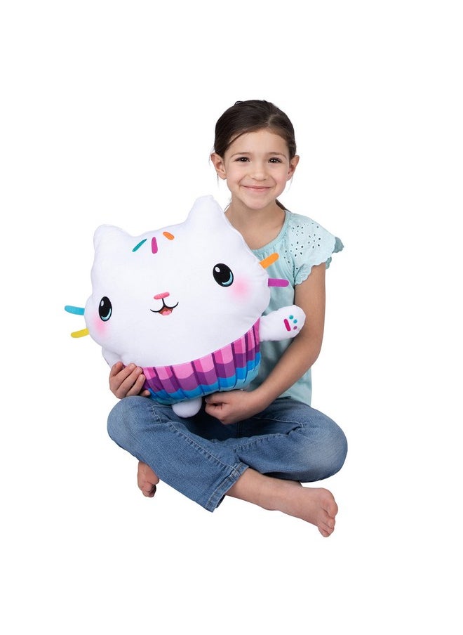 Orks Gabby'S Dollhouse Cakey Kids Bedding Super Soft Plush Cuddle Pillow Buddy, By Franco, 17.5