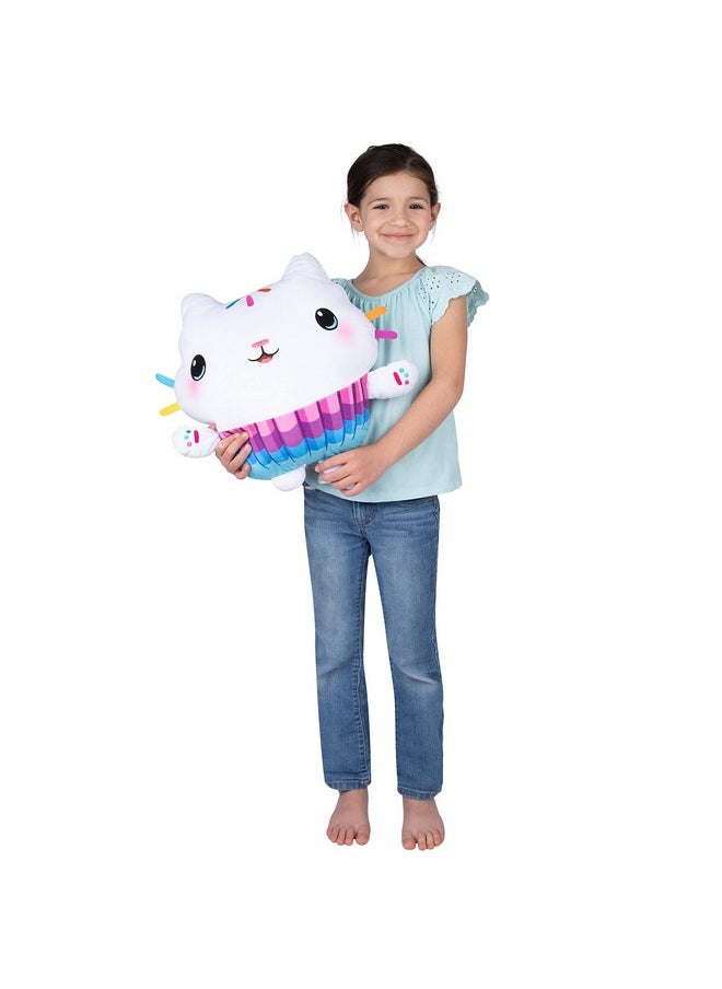 Orks Gabby'S Dollhouse Cakey Kids Bedding Super Soft Plush Cuddle Pillow Buddy, By Franco, 17.5