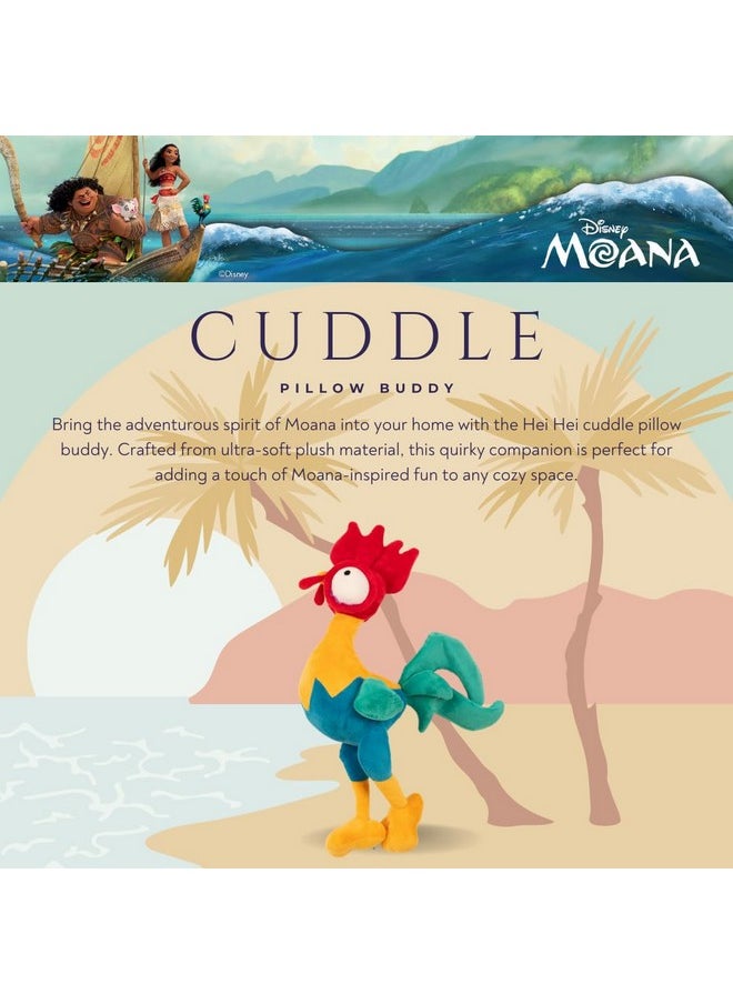 Disney Princess Moana Hei Hei Bedding Super Soft Plush Cuddle Pillow Buddy, (Officially Licensed Product)