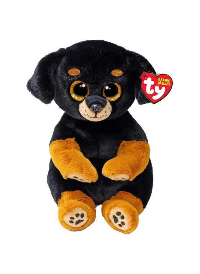 Beanie Bellies - Randi The Little Dog With Glitter Golden Eyes, Original Plush Animals With Soft Belly 20 Cm - T41290