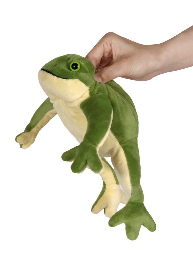 Wild Animal Small Stuffed Animals Zoo Family Plush Toy (Frog 8 Inches)