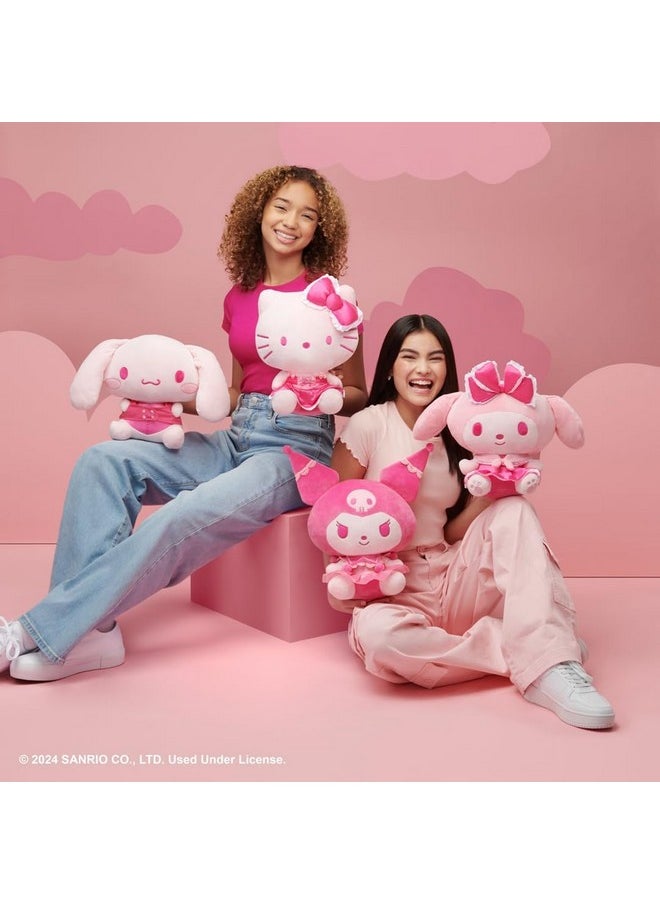 Hello Kitty 12” Pink Monochrome Plush