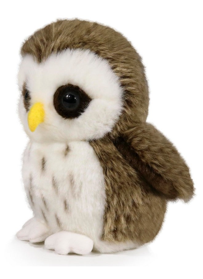 Wild Animal Small Stuffed Animals Zoo Family Plush Toy (Owl 6 Inches)