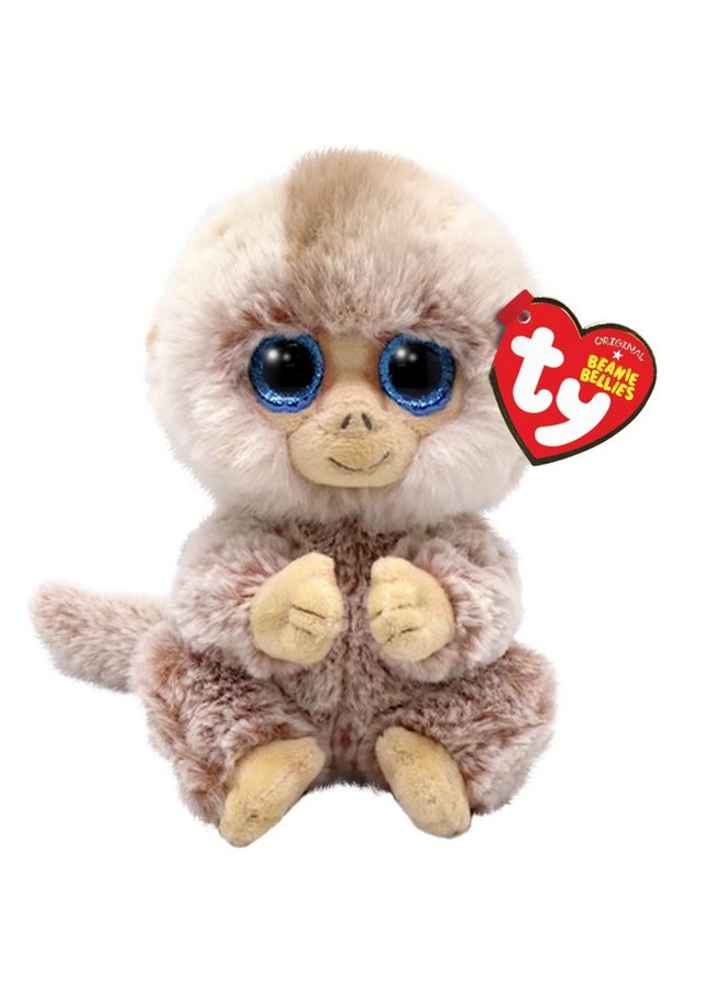 Beanie Bellies-Ty41036 Stubby Monkey Soft Toy, 15 Cm, Ty41036, Brown, Beige, Small