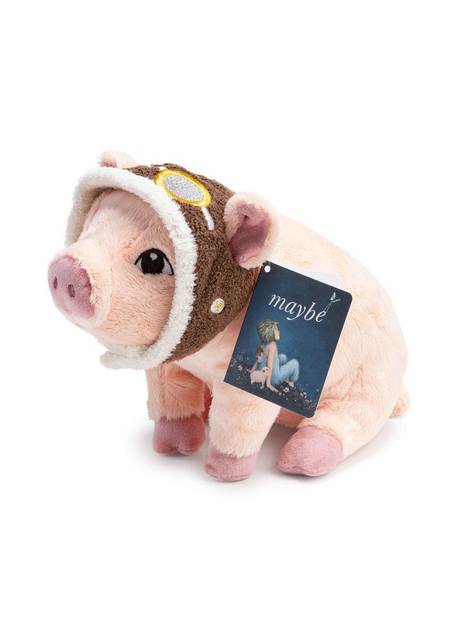 Flying Pig Plush A Cute Stuffed Animal Companion To The Book Maybe 5″W X 6. 5″H X 9. 25″D