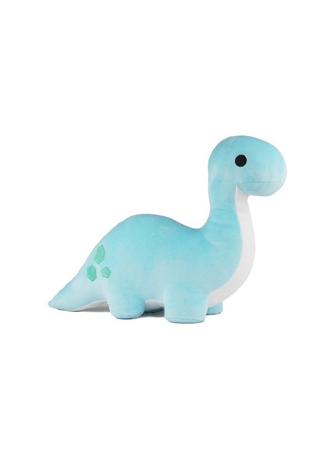 Blue Brontosaurus Dinosaur Plushie - 10 Inches Stuffed Animal Plush Dino - Plushy And Squishy Long Neck Dinosaur - Cute Toy Gift For Boys And Girls