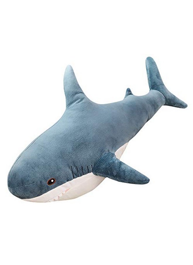 39 Inch Giant Shark Stuffed Animal,Soft Shark Cushion Pillow Shark Plush Pillows,Chubby Stuffed Shark Toy Kid'S Room Décor,Perfect Stress Relief For Women