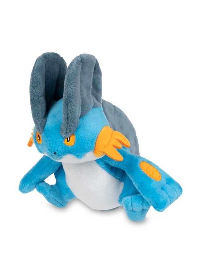 Center: Sitting Cuties: Swampert Plush # 260 - Generation 3-6 In