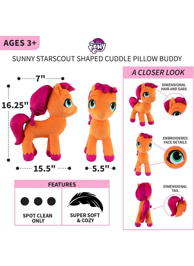 Tle Pony Sunny Kids Bedding Super Soft Plush Cuddle Pillow Buddy, One Size, By Franco