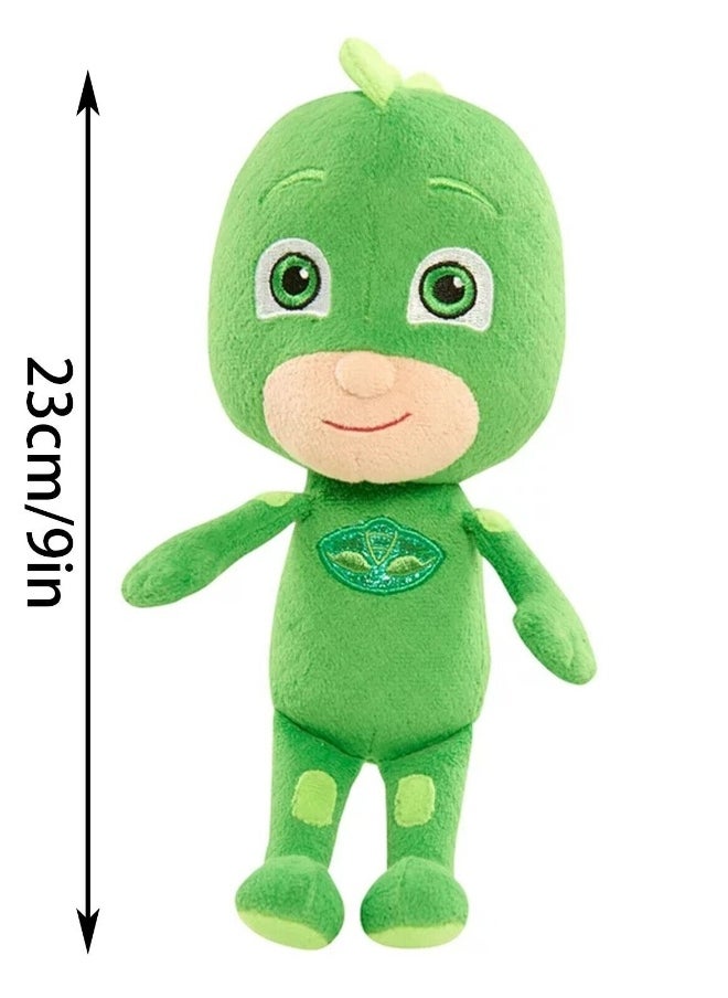 Educational Soft Plush Rag Dolls Plush Baby Doll Gifts Toys Soft Plush Green Dolls Adorable Plush Doll Gifts First Dolls for Kids