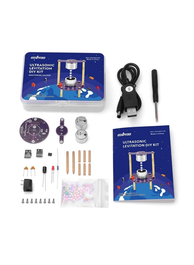 Ultrasonic Levitation Kit, Soldering Practice Project To Learn To Solder And Master Stem Skills