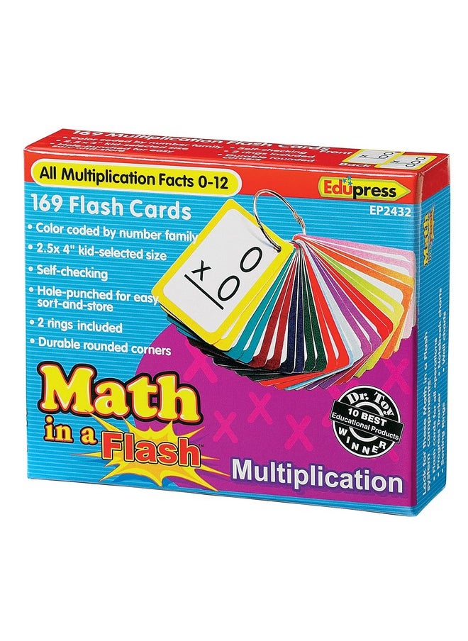 Math In A Flash™ Cards, Multiplication (Ep62432)