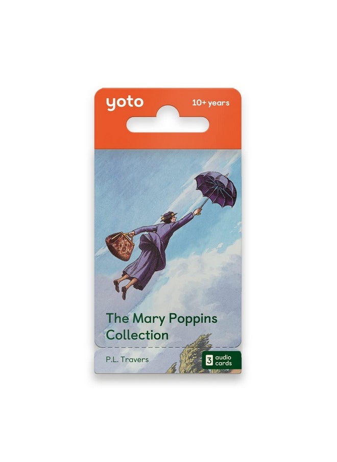 The Mary Poppins Collection By P.L. Travers - 3 Kids Audio Cards For Use With Player & Mini All-In-1 Audio Player, Screen-Free Listening With Fun Playtime Bedtime & Travel Stories, Ages 10+