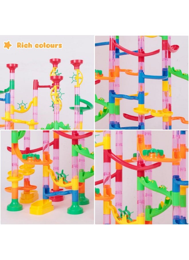 232Pcs Marble Run Set, Construction Building Blocks Toys Educational Toy For Kids Gifts