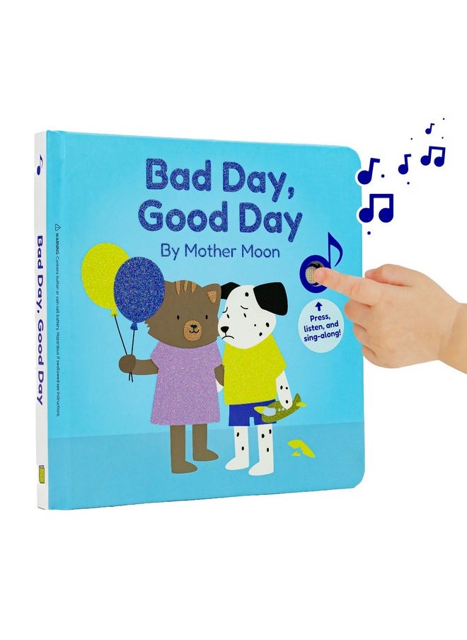 Bad Day Good Day Emotions Books For Toddlers 1-3 By Mother Moon. Musical Book For Toddlers 1-3, Emotion Toys, Feelings Book For Toddlers 2-4 Years.