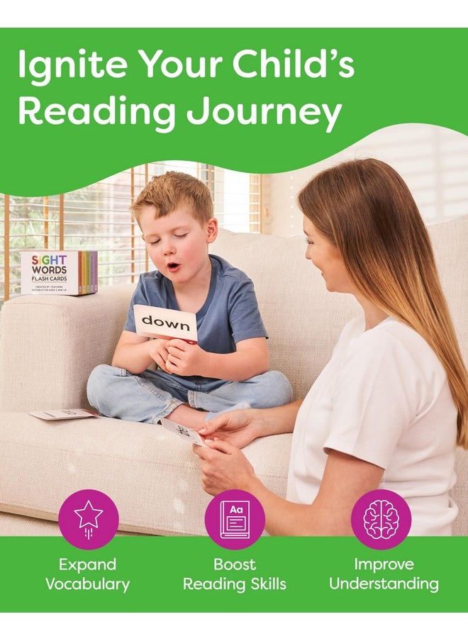 Sight Words Flash Cards Kindergarten - 120 High Frequency Words From Dolch'S And Fry'S Sight Word List For Ages 4-6 Years