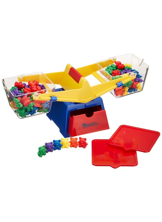 Explore Volume And Compare Solids And Liquids With This Sturdy Bucket Balance Including Weights And Counters