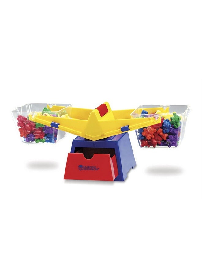 Explore Volume And Compare Solids And Liquids With This Sturdy Bucket Balance Including Weights And Counters