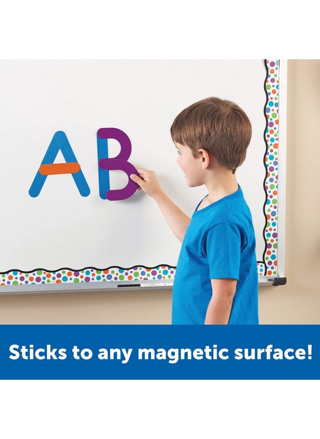 Giant Magnetic Letter Construction Classroom Accessories Fine Motor Toy 21 Pieces Ages 4+