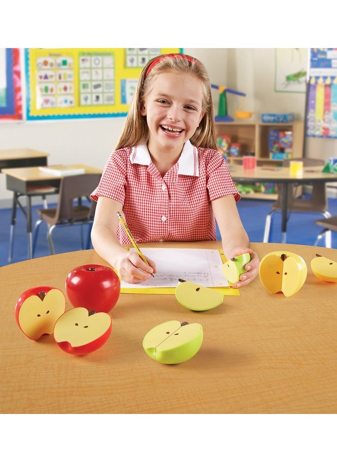 Bring Fractions To Life With These Sectioned Apple Magnets