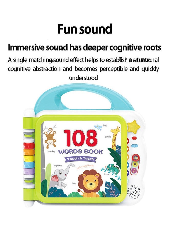 12 Subjects English Enlightenment Toy With Sounds And Colours