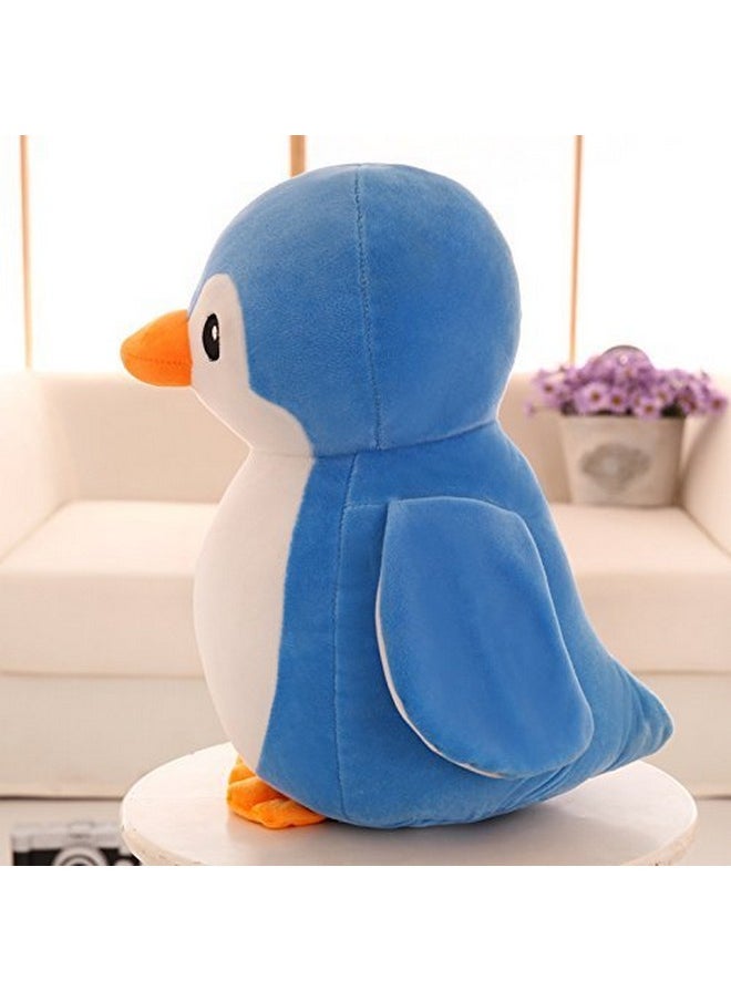 Penguin Teddy Bear Plush Soft Toy Cute Kids Birthday Animal Baby Boys Girls 28 Cm Blue