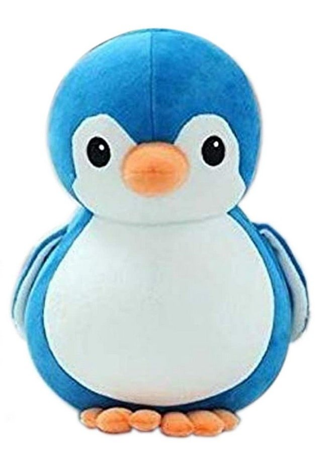 Penguin Teddy Bear Plush Soft Toy Cute Kids Birthday Animal Baby Boys Girls 28 Cm Blue