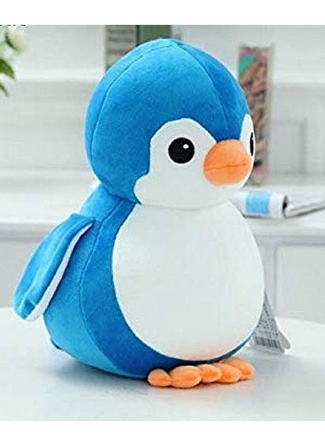 Penguin Teddy Bear Plush Soft Toy Cute Kids Birthday Animal Baby Boys Girls 28 Cm Blue