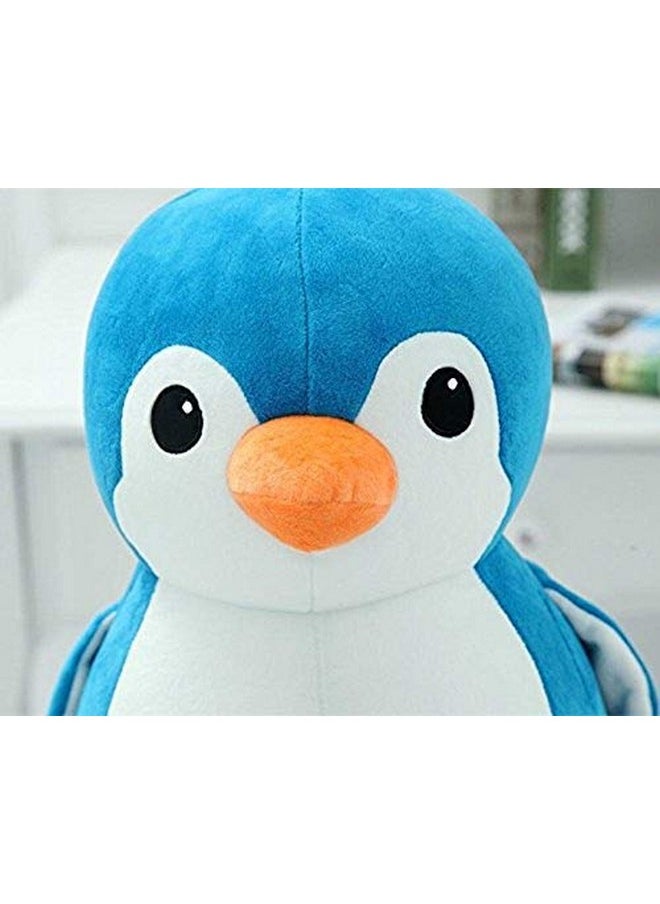 Penguin Teddy Bear Plush Soft Toy Cute Kids Birthday Animal Baby Boys Girls 28 Cm Blue