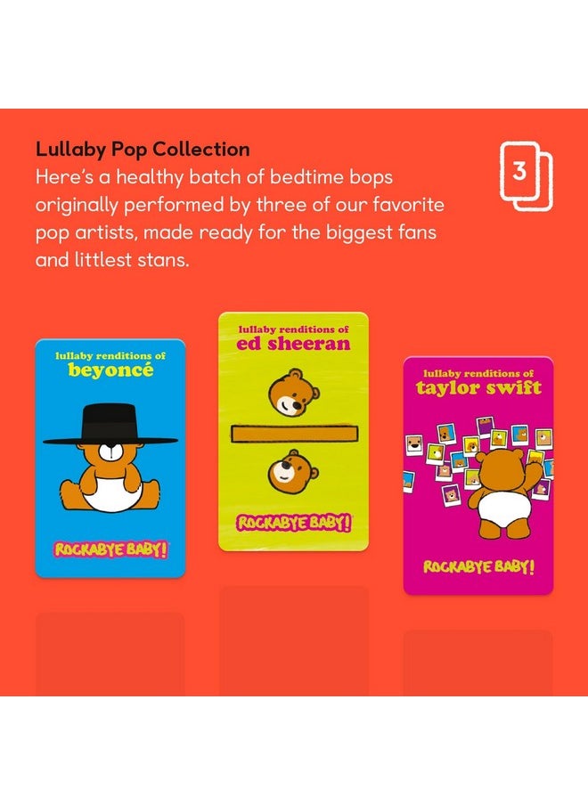 Lullaby Pop Collection - Kids Musical Card For Use With Player & Mini All-In-1 Audio Player, Screen-Free Listening With Fun Singalong Pop Songs For Playtime, Parties & Travel