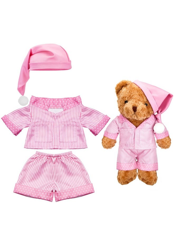 Pink Stripe Bear Clothes Stuffed Animal Clothes 12 -16 Inch Build A Lovely Cute Bear Clothes Stuffed Animal Clothing And Accessories Fit