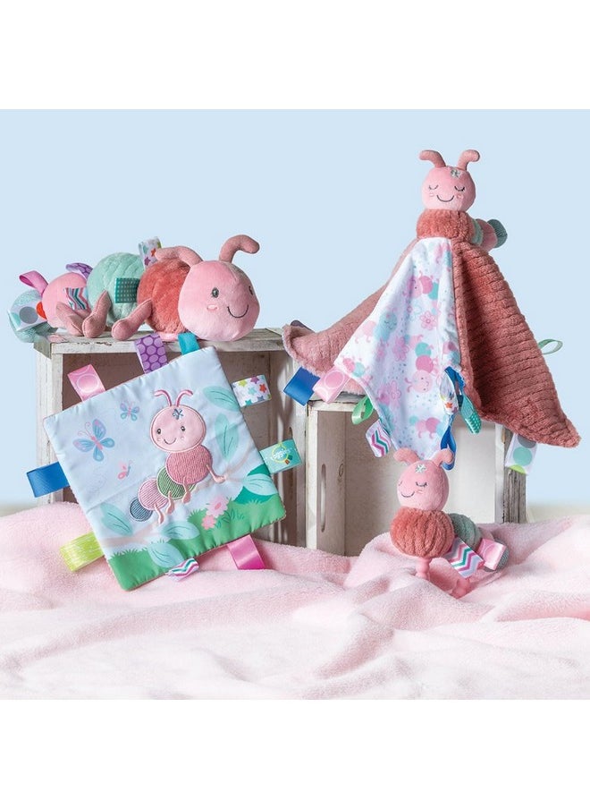 Crinkle Me Toy With Baby Paper & Squeaker With Sensory Tags, 6.5 X 6.5-Inches, Camilla Caterpillar