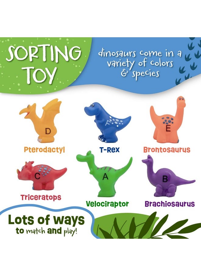 Dinosaur Alphabet Puzzle Track - Educational Toy For Kids Ages 3-5 - Abc Learning Game