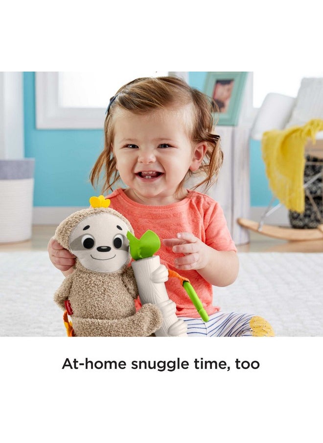 Baby Toy Slow Much Fun Stroller Sloth With Motion & Sensory Details For Newborn Takealong Play