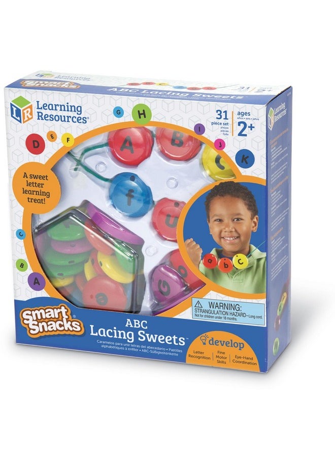 Smart Snacks Abc Lacing Sweets Fine Motor Toy 31 Pieces Ages 2+