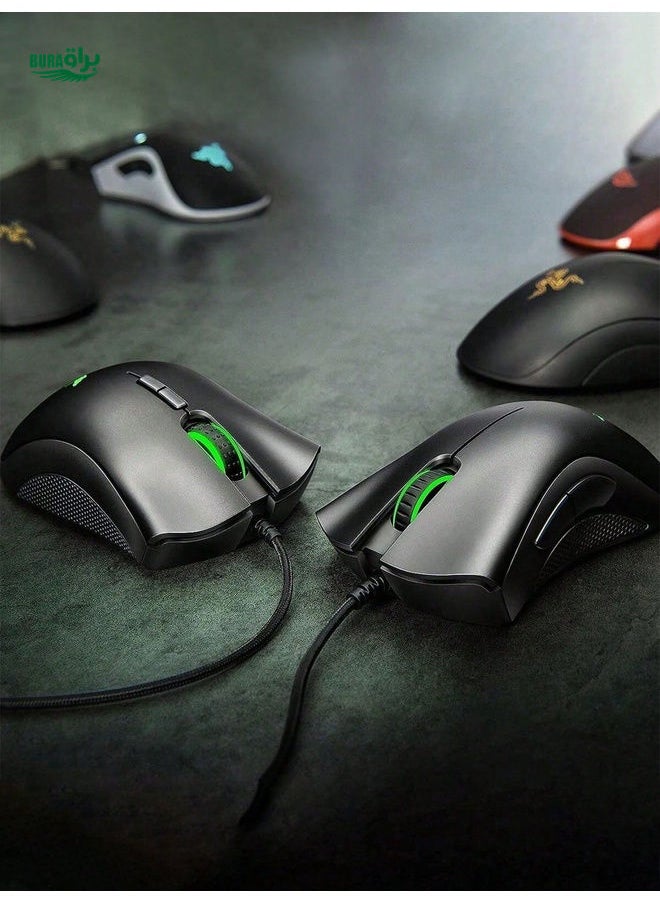 RAZER Razer DeathAdder Essential Gaming Mouse: 6400 DPI Optical Sensor - 5 Programmable Buttons - Mechanical Switches - Non-Slip Side Grips