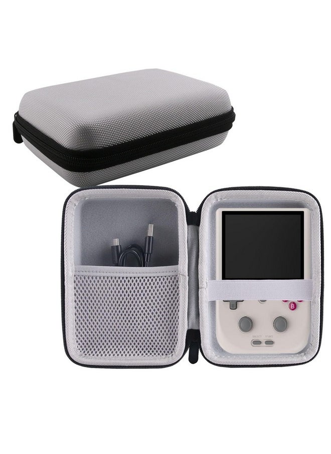 Hard Carrying Case Compatible With Rg405V Retro Handheld Game Console (Grey)