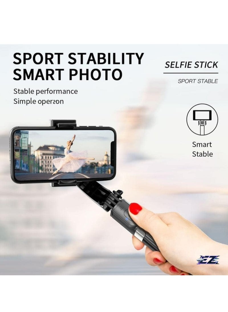 Gimbal Stabilizer for Smartphone – Hand Grip with Bluetooth Remote Control for Perfect Selfies & Steady Shots